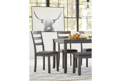 Bridson Dining Table and Chairs with Bench (Set of 6) - D383-325
