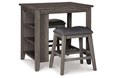 Caitbrook Counter Height Dining Table and Bar Stools (Set of 3) - D388-113