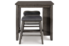 Caitbrook Counter Height Dining Table and Bar Stools (Set of 3) - D388-113
