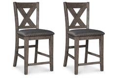 Caitbrook Counter Height Upholstered Bar Stool - D388-124