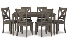 Caitbrook Dining Table and Chairs (Set of 7) - D388-425