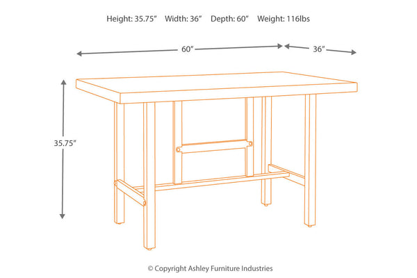Kavara Counter Height Dining Table - D469-13