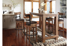 Pinnadel Bar Height Bar Stool - D542-130