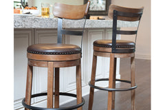 Pinnadel Bar Height Bar Stool - D542-130