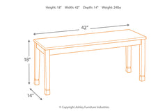Owingsville Dining Bench - D580-00