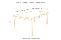 Ralene Dining Extension Table - D594-35