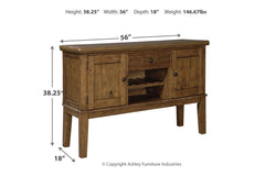 Ralene Dining Server - D594-60