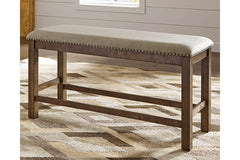 Moriville Counter Height Dining Bench - D631-09