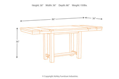 Moriville Counter Height Dining Extension Table - D631-32