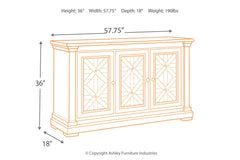 Bolanburg Dining Server - D647-60