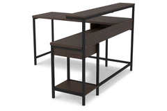 Camiburg Home Office L-Desk with Storage - H283-24