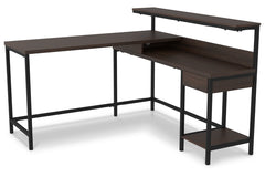Camiburg Home Office L-Desk with Storage - H283-24