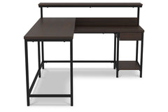 Camiburg Home Office L-Desk with Storage - H283-24