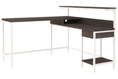 Dorrinson Home Office L-Desk with Storage - H287-24