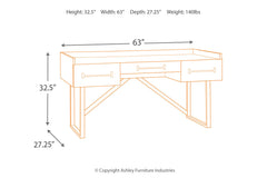 Starmore 63" Home Office Desk - H633-27