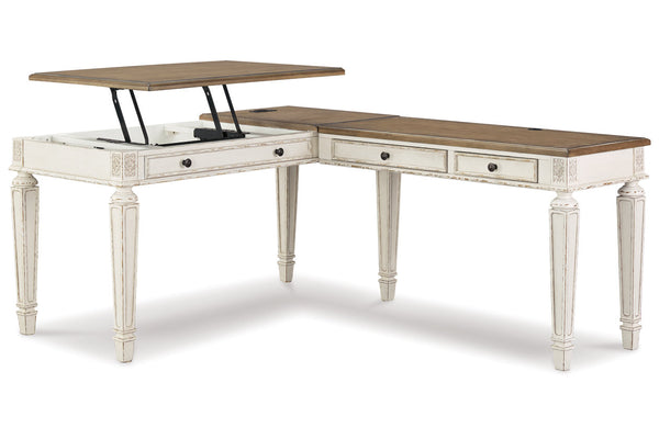 Realyn 2-Piece Home Office Lift Top Desk - H743H2