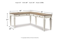 Realyn 2-Piece Home Office Desk - H743H1