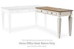 Realyn Home Office Desk Return - H743-34R