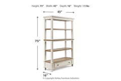 Realyn 75" Bookcase - H743-70