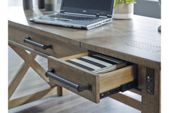 Aldwin Home Office Lift Top Desk - H837-54