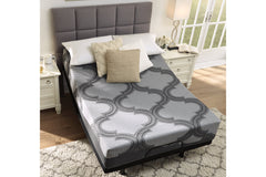 12 Inch Ashley Hybrid King Adjustable Base and Mattress - M628M4