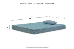 iKidz Blue Full Mattress and Pillow - M65821