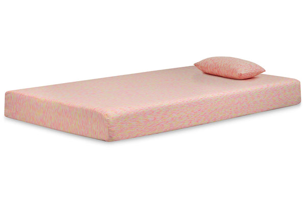 iKidz Pink Twin Mattress and Pillow - M65911