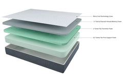 10 Inch Chime Elite King Memory Foam Mattress in a box - M67341
