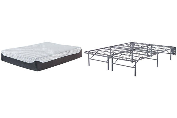 12 Inch Chime Elite Queen Foundation with Mattress - M674M7