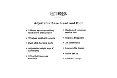 Head-Foot Model-Good King Adjustable Base - M9X742