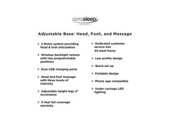 Head-Foot Model Better Queen Adjustable Base - M9X832