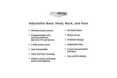 Head-Foot Model Best Queen Adjustable Base - M9X932