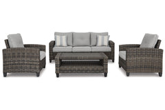 Cloverbrooke 4-Piece Outdoor Conversation Set - P334-081