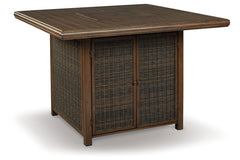 Paradise Trail Bar Table with Fire Pit - P750-665