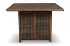 Paradise Trail Bar Table with Fire Pit - P750-665