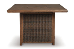 Paradise Trail Bar Table with Fire Pit - P750-665