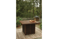 Paradise Trail Bar Table with Fire Pit - P750-665