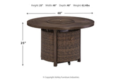 Paradise Trail Fire Pit Table - P750-776