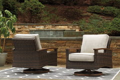 Paradise Trail Swivel Lounge Chair (Set of 2) - P750-821