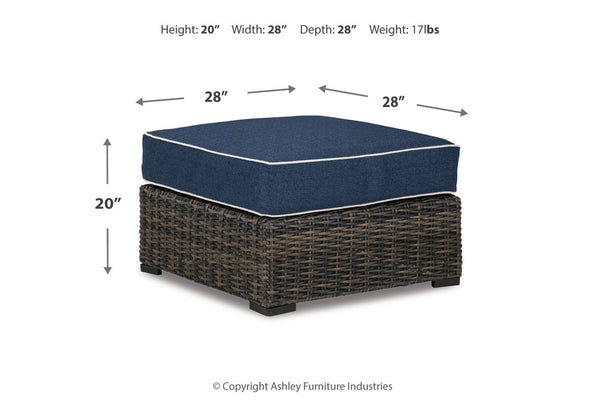 Grasson Lane Ottoman with Cushion - P783-814