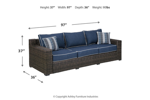 Grasson Lane Sofa with Cushion - P783-838