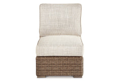 Beachcroft Outdoor Armless Chair with Cushion - P791-846