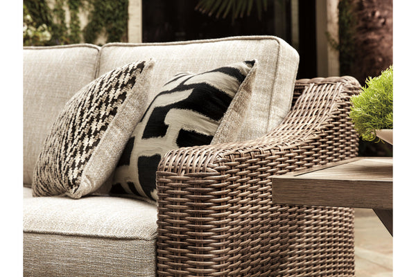 Beachcroft 2-Piece Outdoor Loveseat with Cushion - P791-854