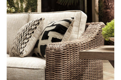 Beachcroft 2-Piece Outdoor Loveseat with Cushion - P791-854