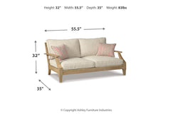 Clare View Loveseat with Cushion - P801-835