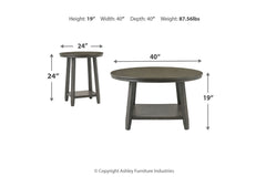 Caitbrook Table (Set of 3) - T188-13