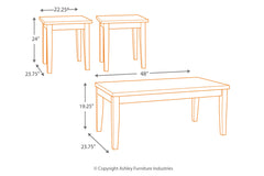 Maysville Table (Set of 3) - T204-13