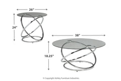 Hollynyx Table (Set of 3) - T270-13