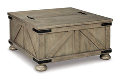 Aldwin Coffee Table With Storage - T457-20