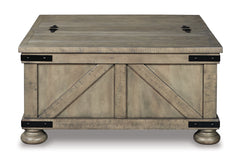 Aldwin Coffee Table With Storage - T457-20